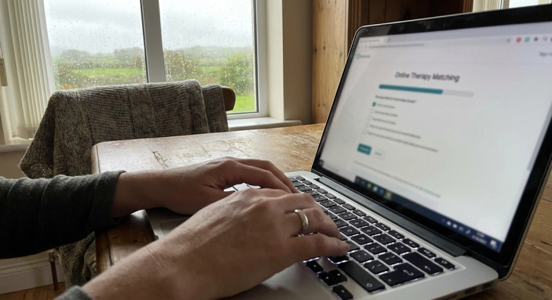 Filling out therapy matching form