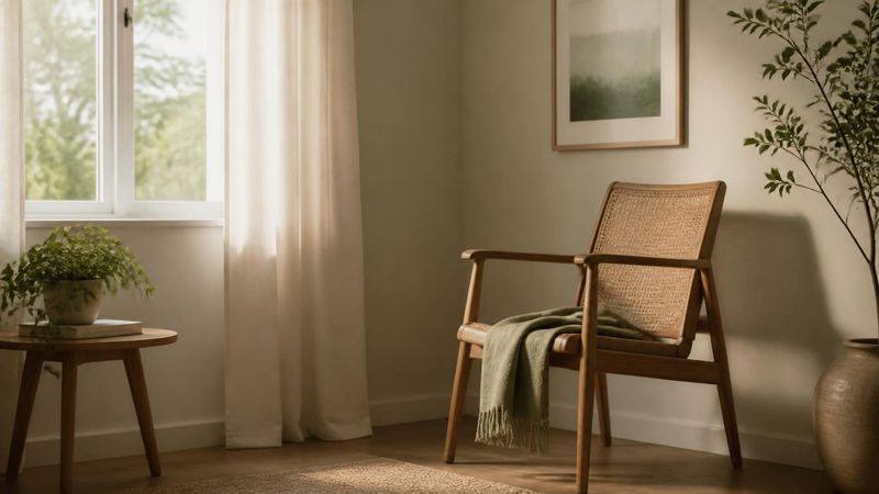 An empty chair in a quiet corner, representing unhelpful responses like isolation or punishment