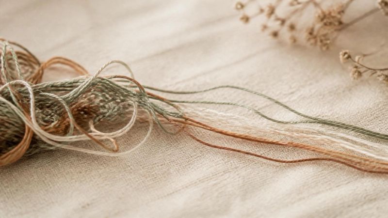 Abstract close-up of intertwined threads gently untangling, representing how adult ADHD is a different brain wiring, not a character flaw.