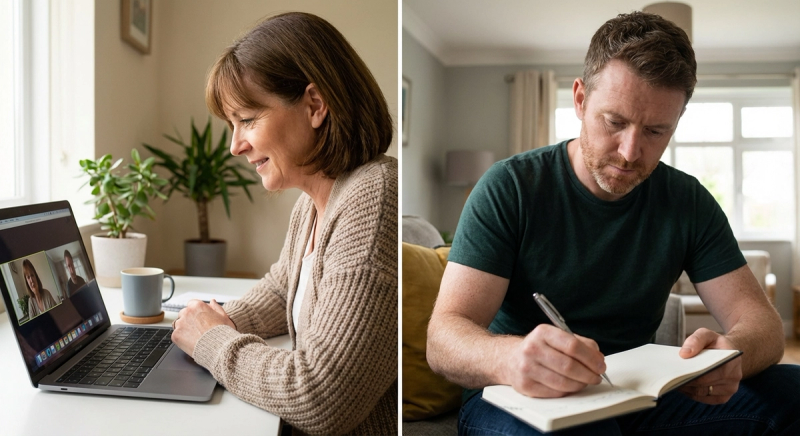 Online CBT therapy session