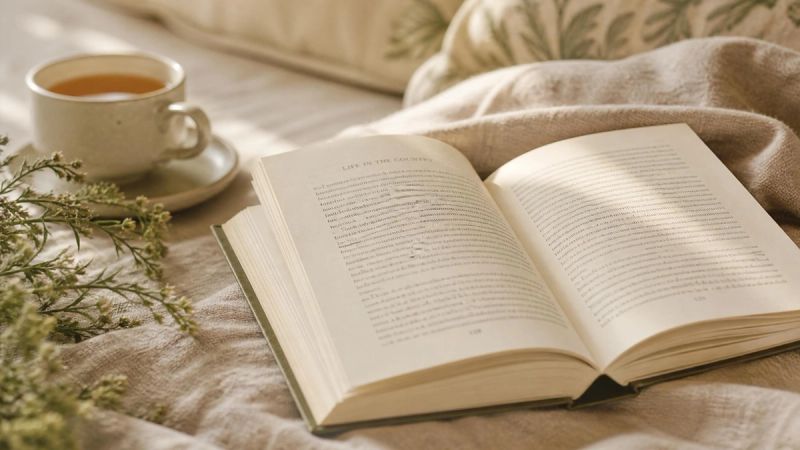 Open book with soft lighting, representing answers to frequently asked questions about social anxiety and confidence