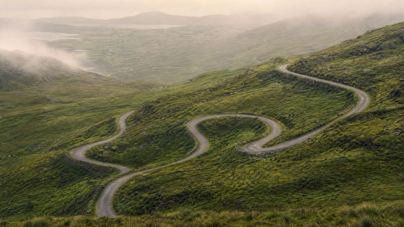 A looping path through an Irish landscape, symbolising the shared cycle across all OCD subtypes