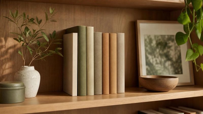 A collection of therapy and self-help books on a shelf, representing different types of therapy for loneliness