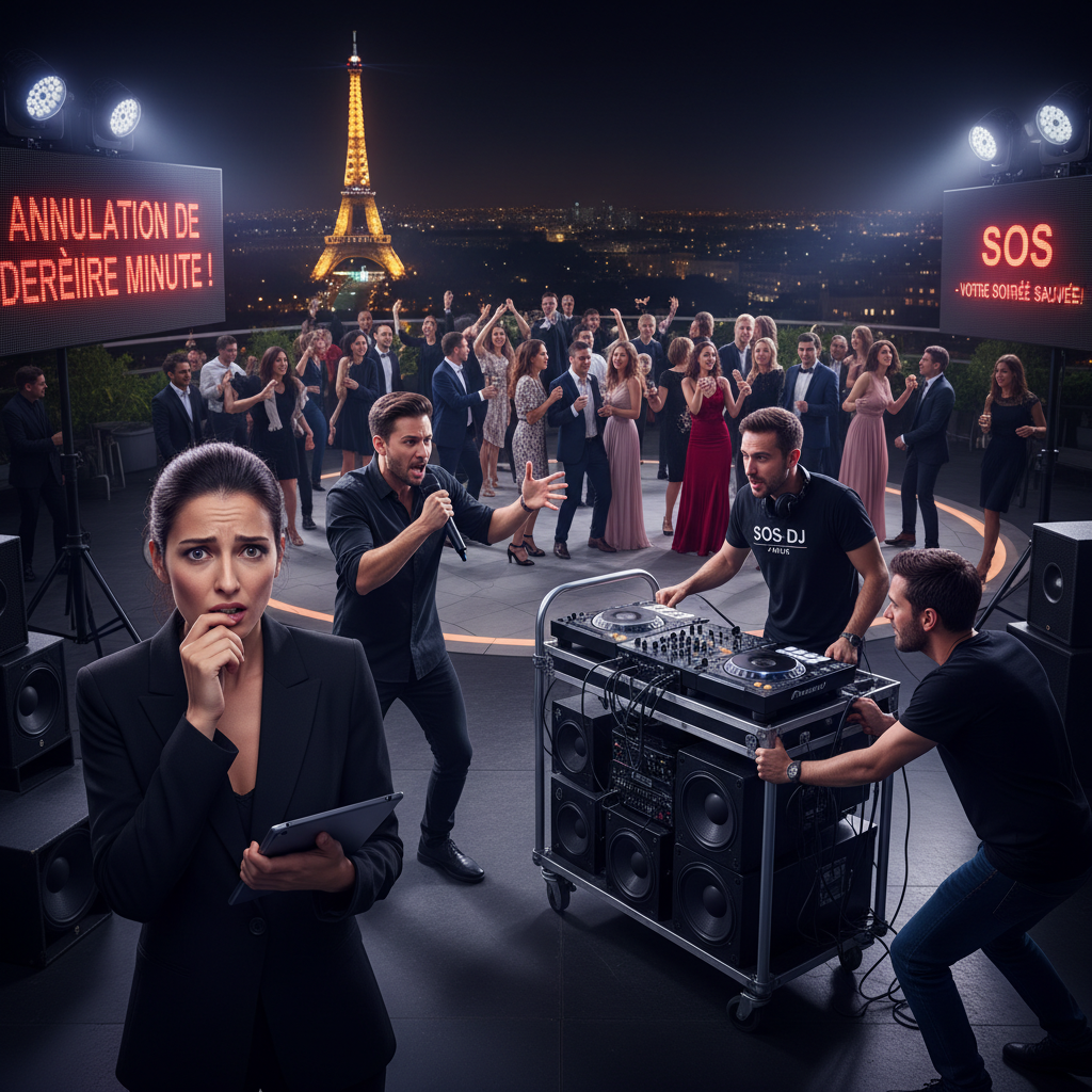 Comment Trouver un DJ en Urgence à Paris en 2025 - Article blog SOS DJ