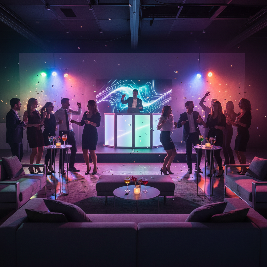 Top 50 musiques pour une soirée entreprise inoubliable - Article blog SOS DJ