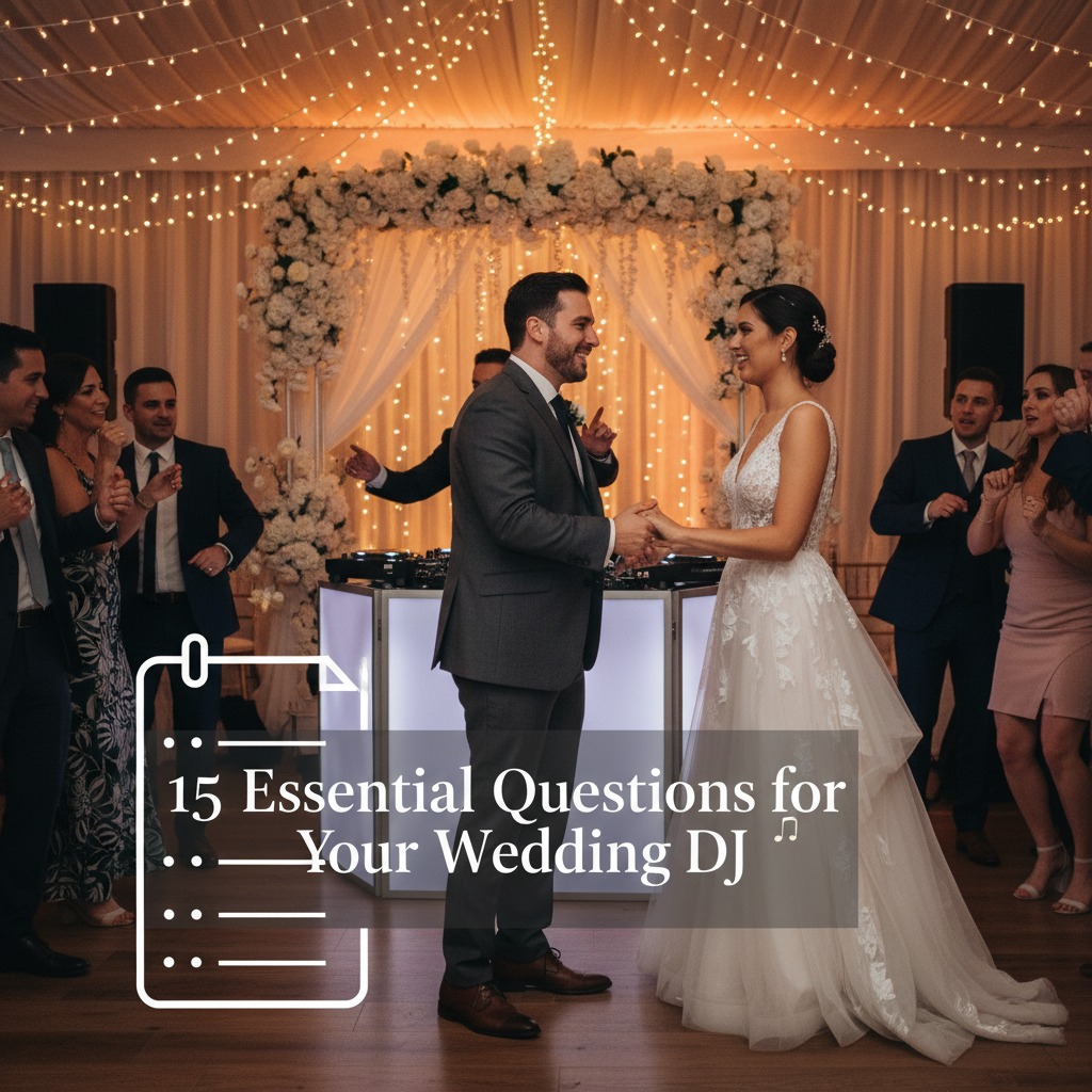 15 Questions Essentielles à Poser à Votre DJ Mariage Avant Réservation - Article blog SOS DJ