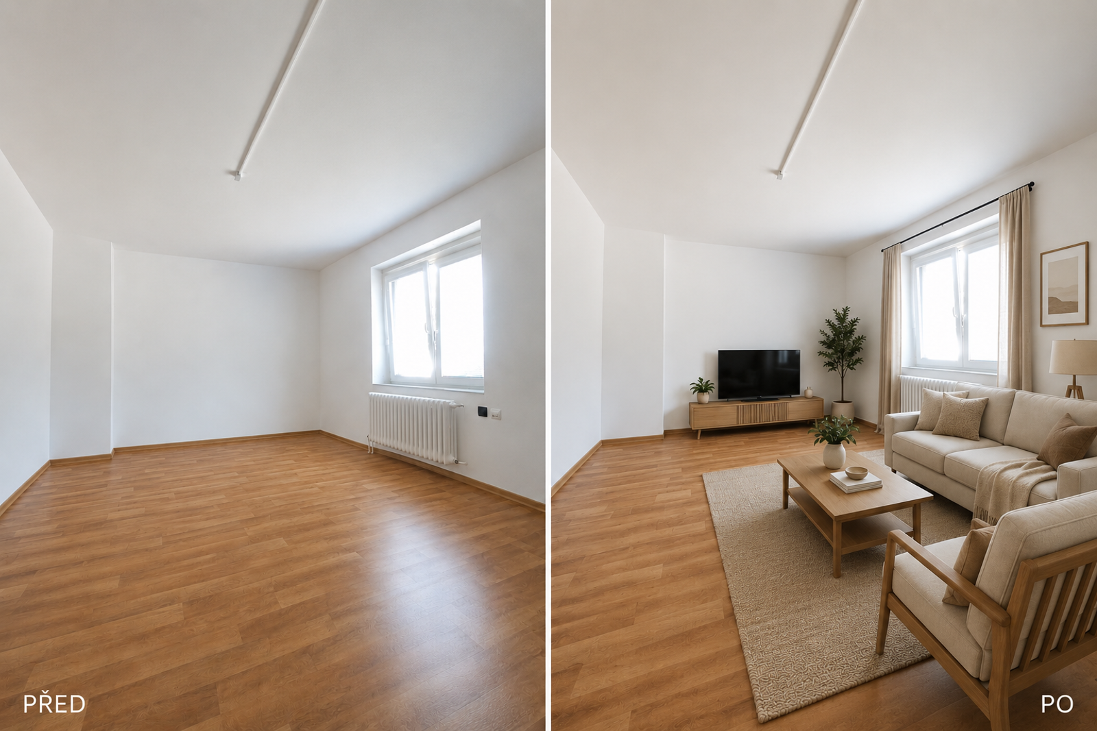 Pronájem bytu 1+1, 38,5 m2, Skuhrov nad Bělou