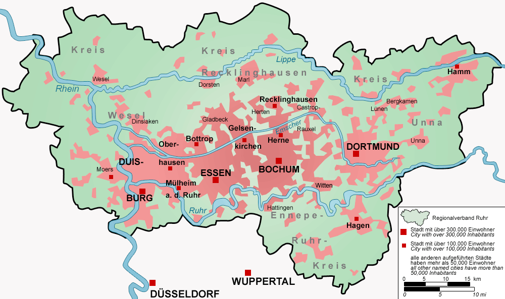 Ruhr Map