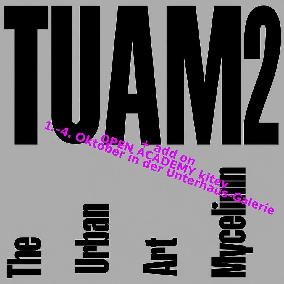 Veranstaltungsplakat TUAM 2