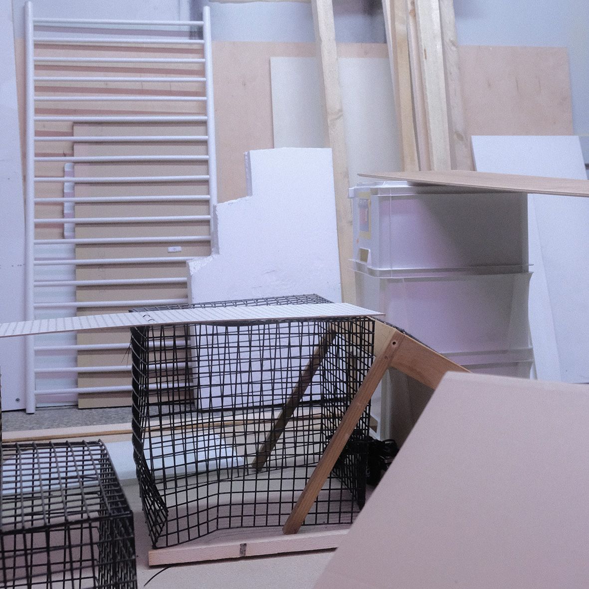 Zeigt Gitter Parkour