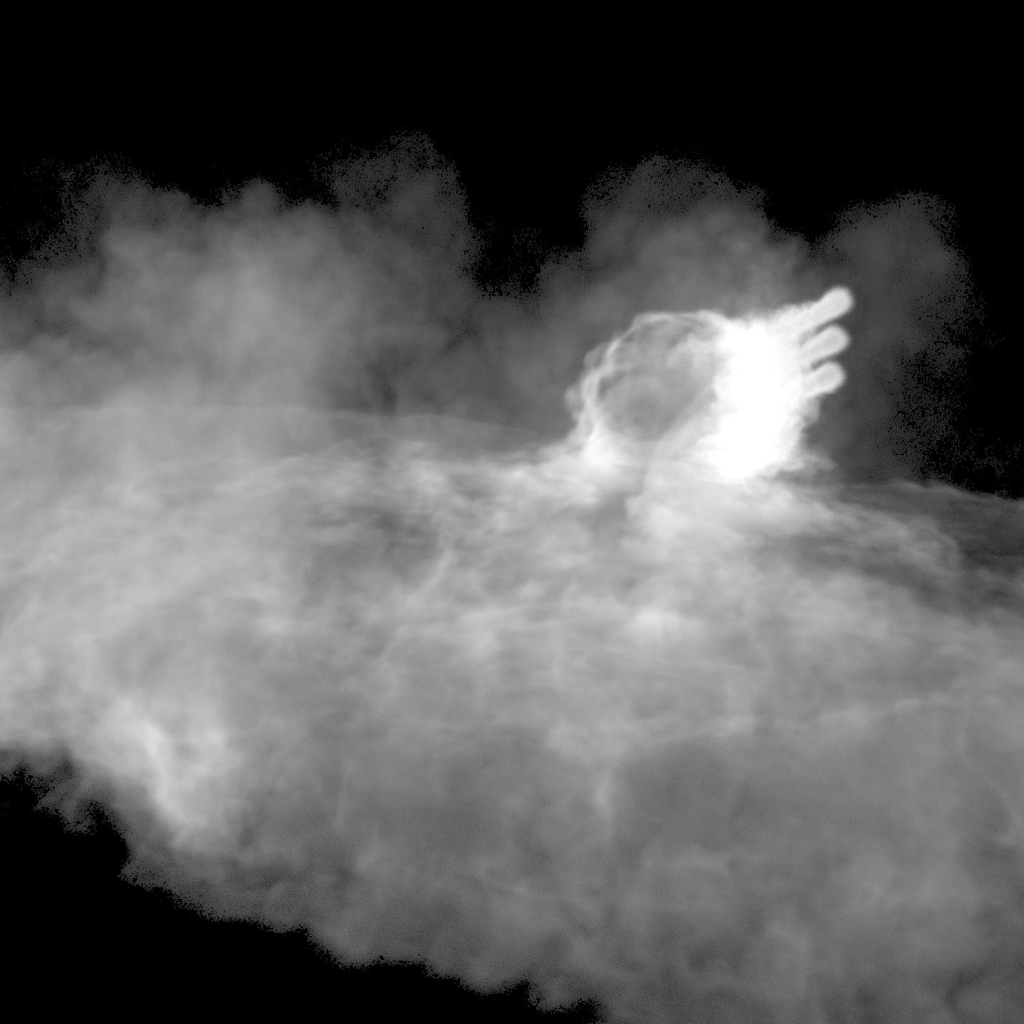 Digitales Bild von Nebel