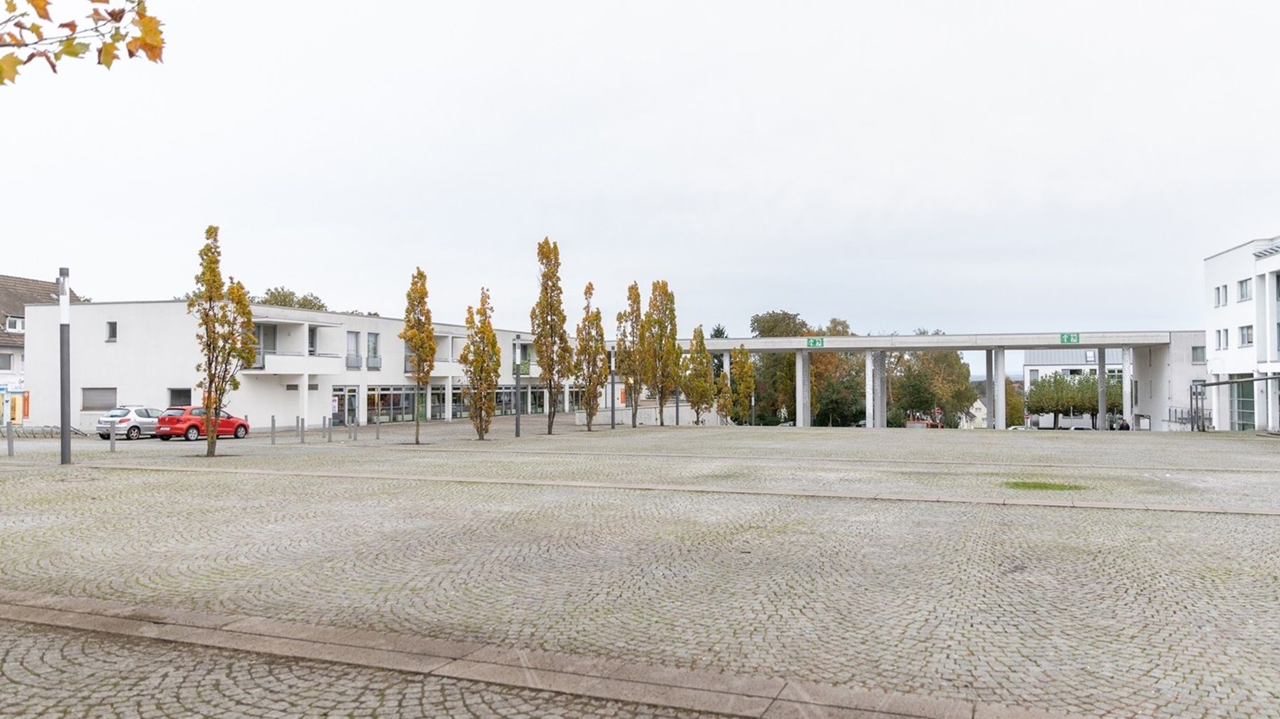 Open Square in front of Town Library