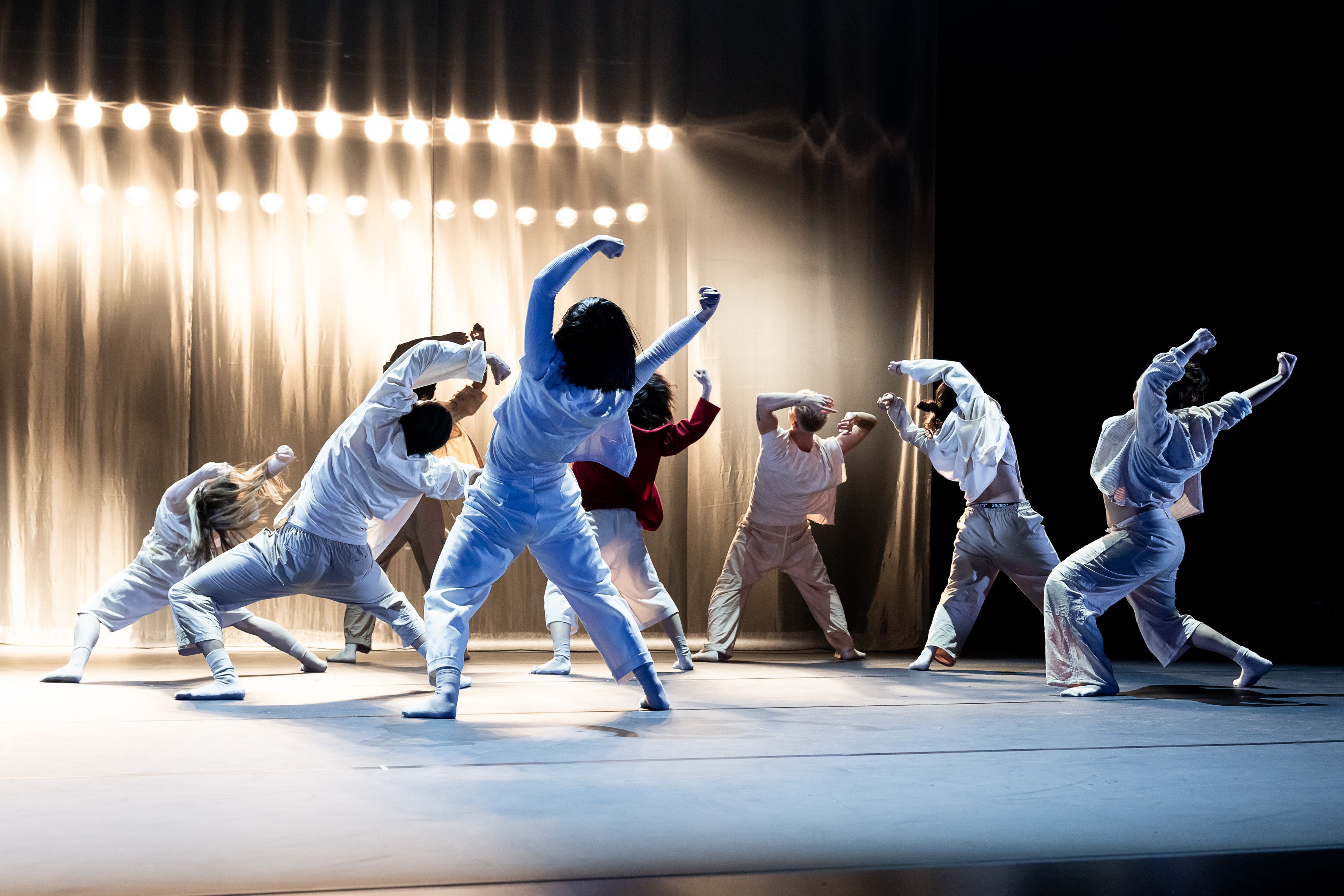 Dancers on a stage 