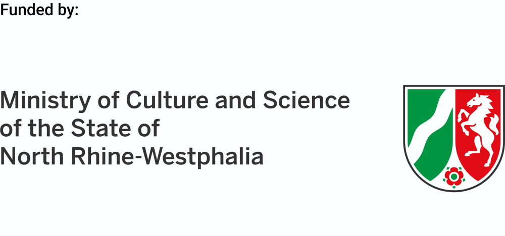 Funded by the Ministry of Culture and Science of the State of North Rhine-Westphalia