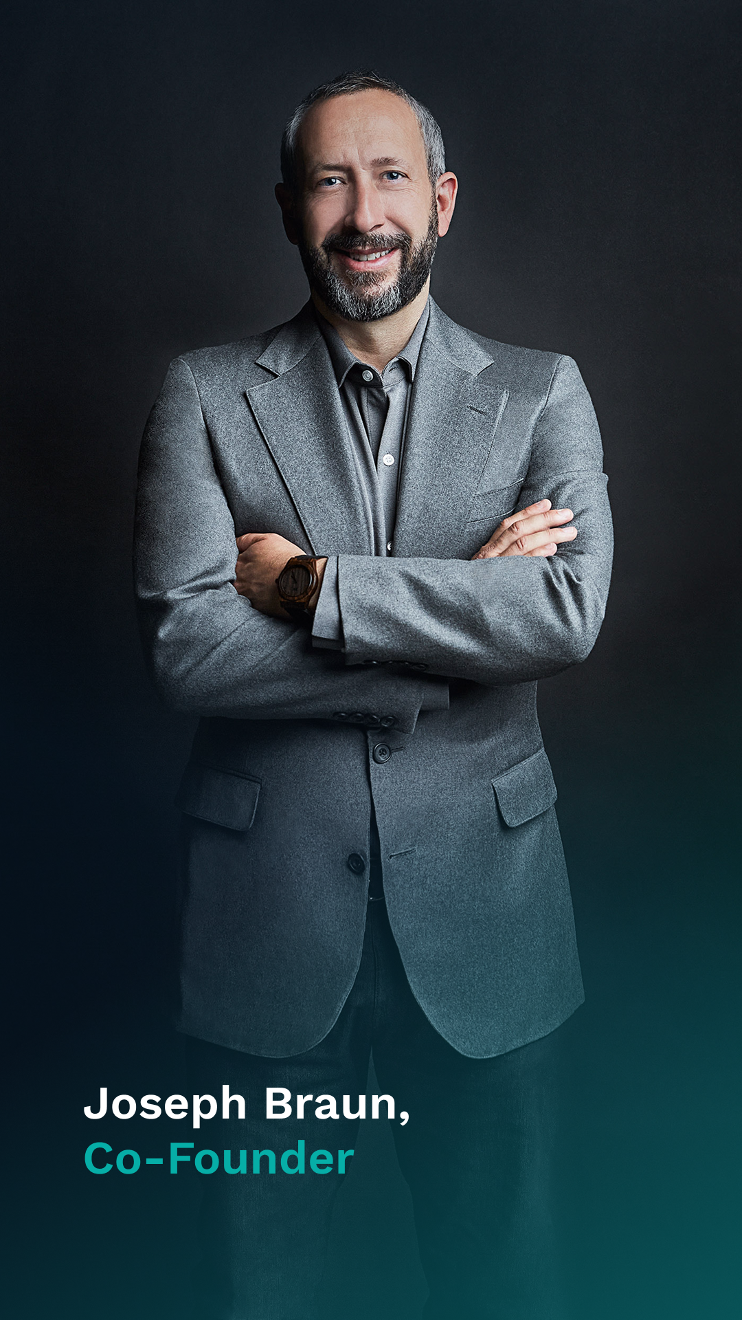 Joseph Braun, founder of Solume, smiling in a professional headshot.
