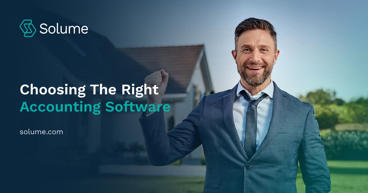 A happy man after choosing the right accounting software