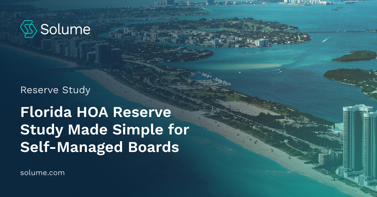 A reserve study helps Florida self-managed HOA boards plan for future repairs, strengthen reserve funding, and make confident long-term financial decisions for their communities.