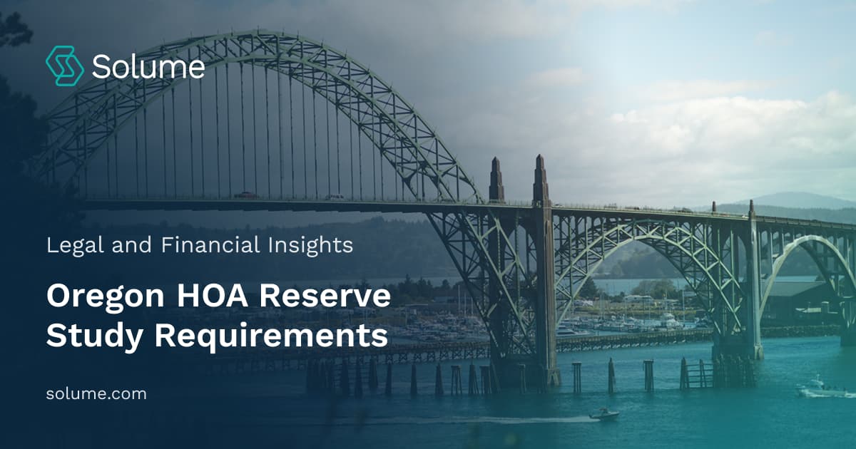 Oregon HOA Reserve Study Requirements