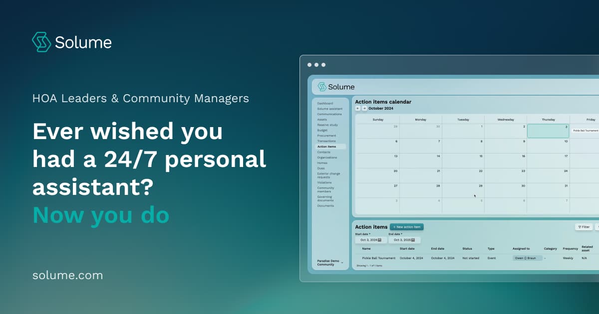 Screenshot of Solume software: An Accounting Management Software for HOA