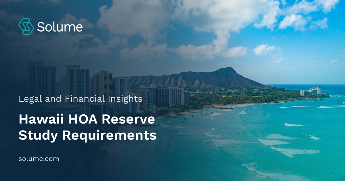 Hawaii HOA Reserve Study Requirements