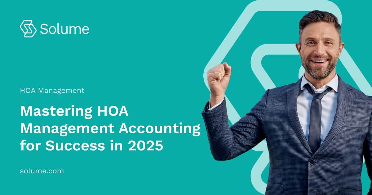 A man happy after mastering HOA Management accounting