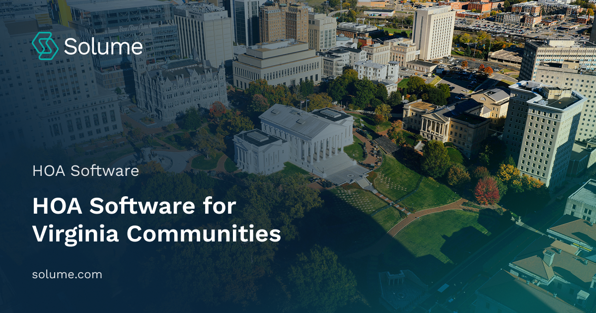 HOA Software for Virginia Communities