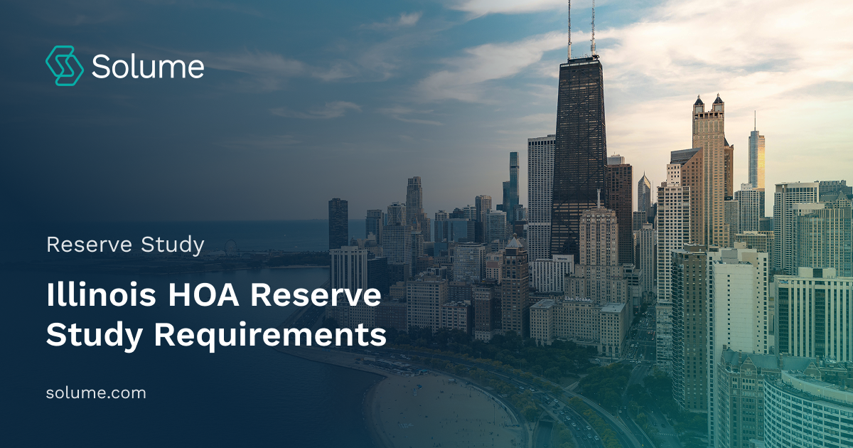 Illinois HOA reserve study requirements help community associations assess future repair and replacement costs, maintain adequate reserve funding, and support long-term financial stability.