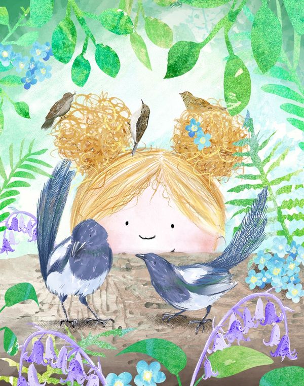 Springtime illustration for the 2026 agency art blast