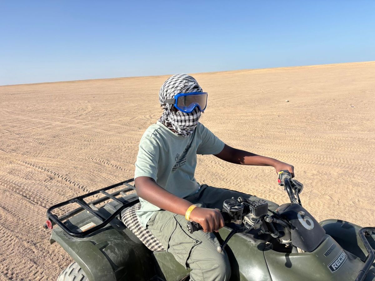 Chalbi Desert landscape view