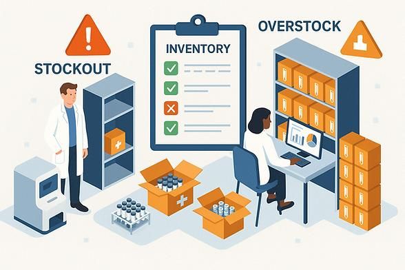 Stockout and overstock risks in inventory management