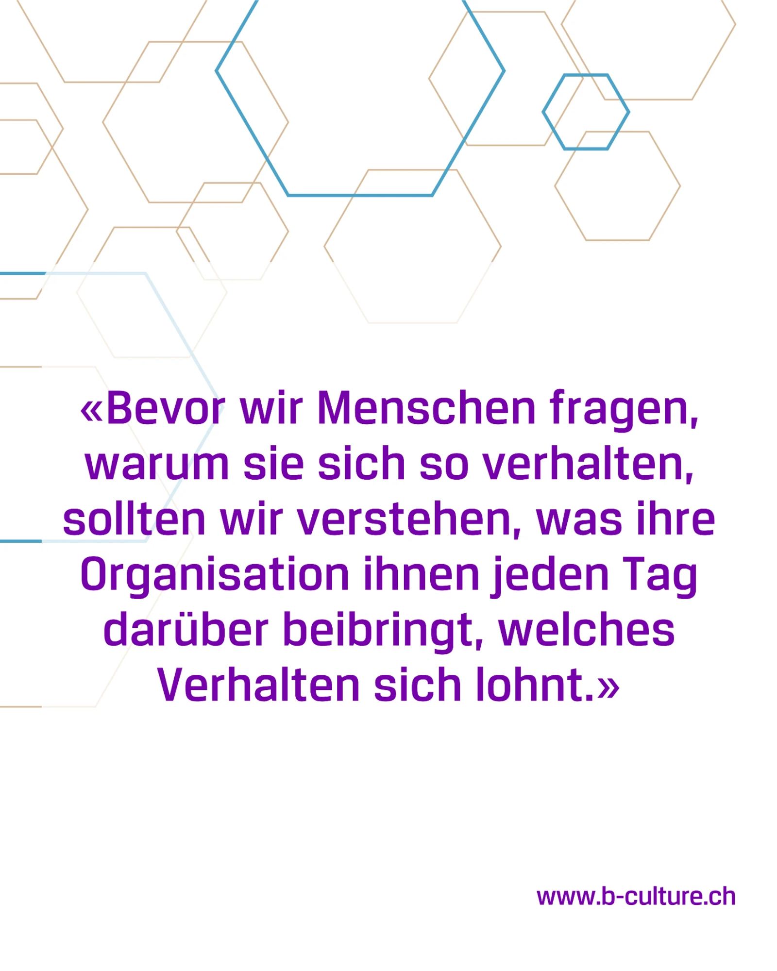 Bevor wir Menschen fragen, warum sie sich so verhalten, sollten wir verstehen, was ihre Organisation ihnen jeden Tag darüber beibringt, welches Verhalten sich lohnt.