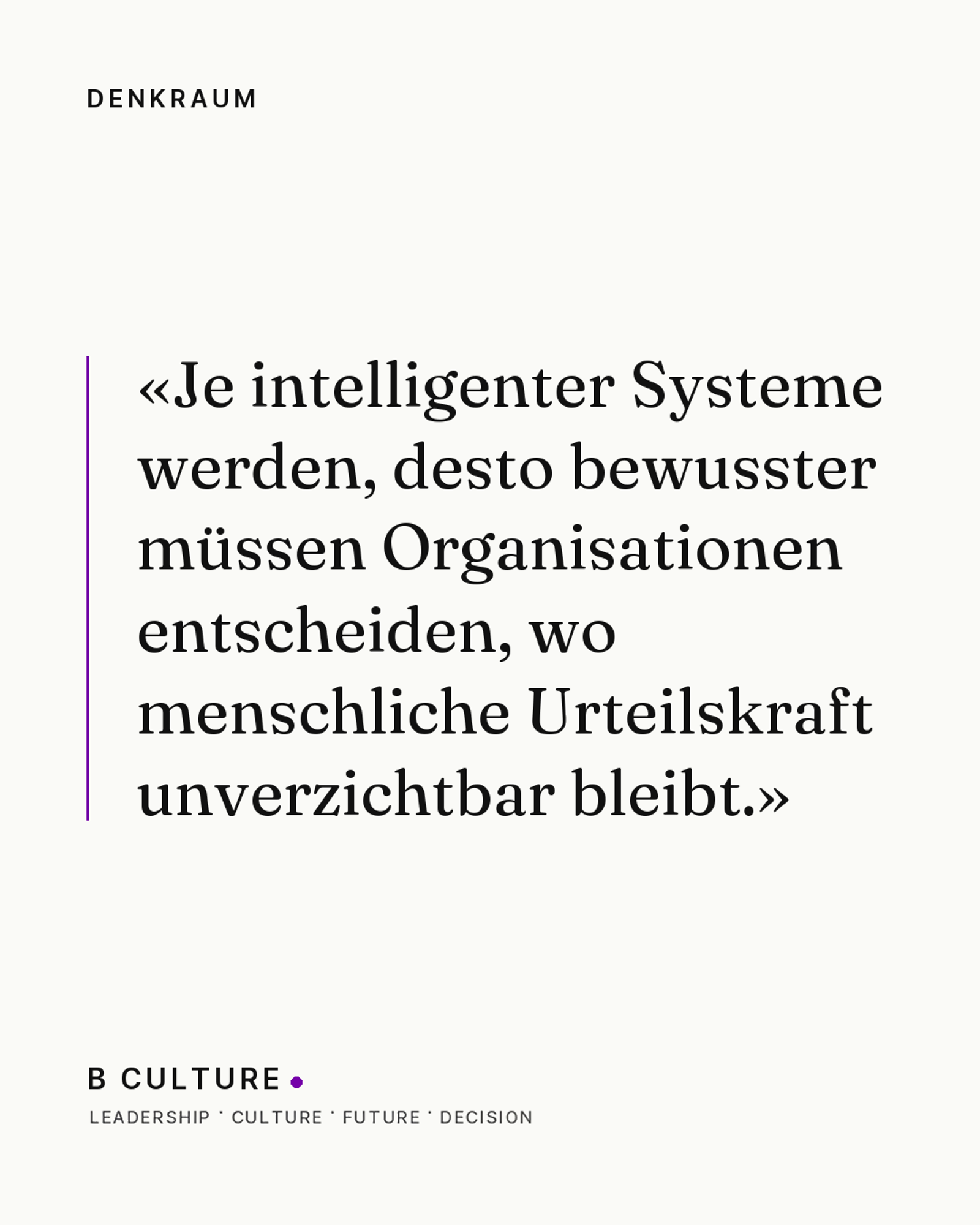 AI macht nicht den Menschen wichtiger. Sie macht sichtbar, wofür Menschen unersetzlich sind.