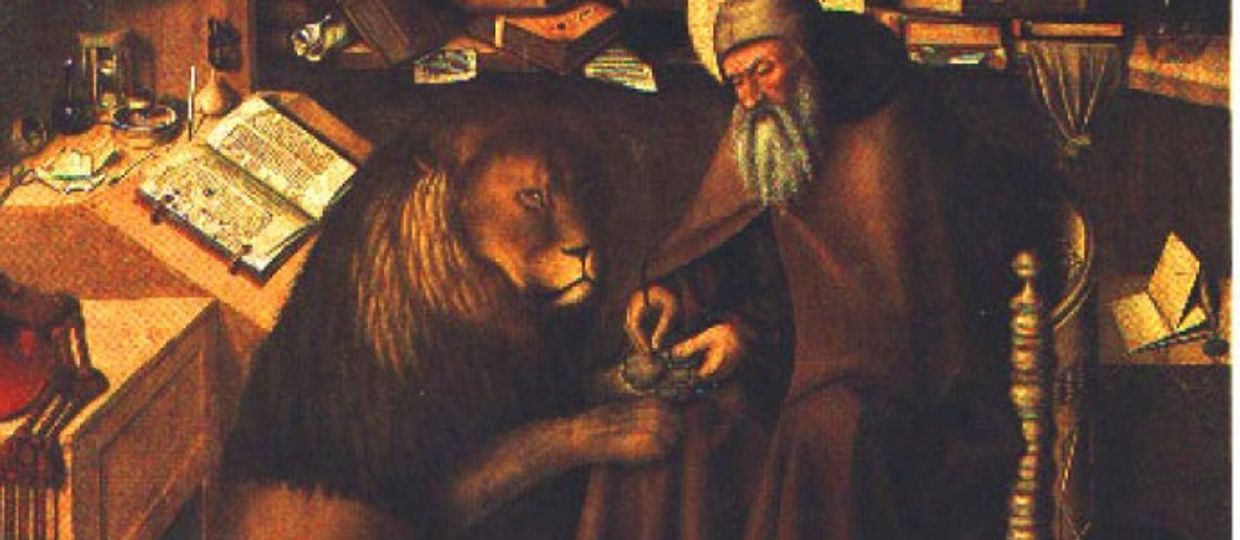 Cover Image for A Lion of a Man ~ St. Jerome