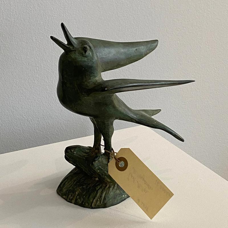 Bird after Carl Milles, bronze