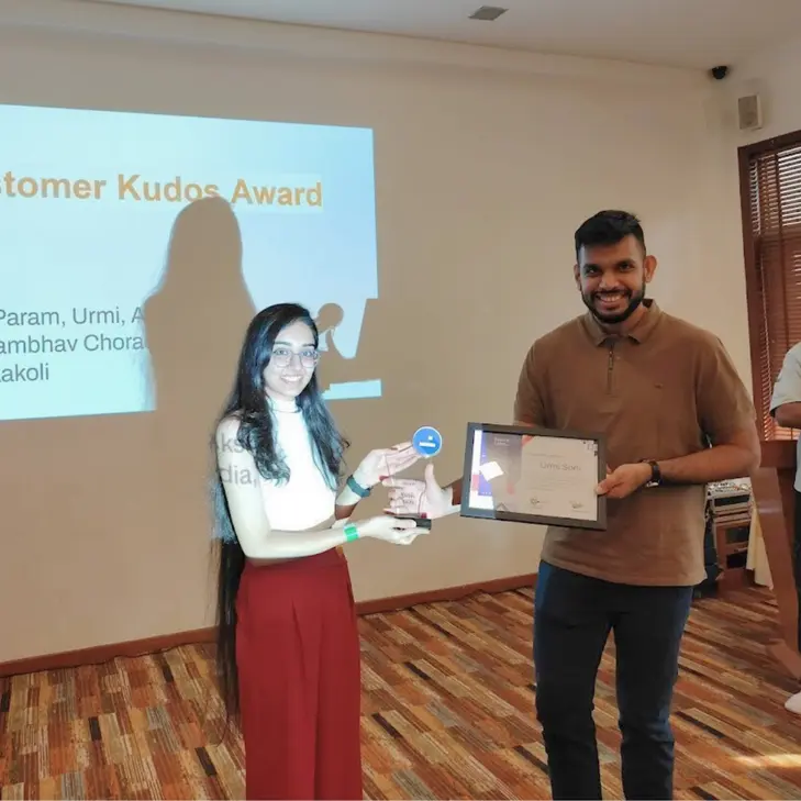 Customer Kudos Award: Urmi Soni