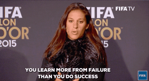 you learn more from failure than you do success gif