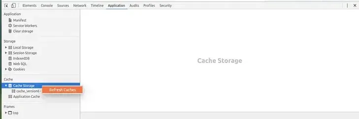 If using chrome refresh the Cache Storage to see the latest cache resouces!