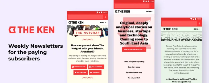 the ken newsletters