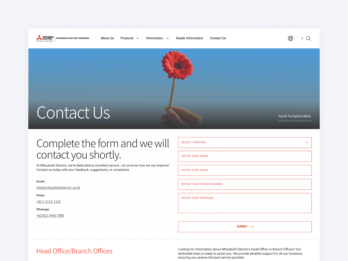 Mitsubishi Electric Indonesia Website Revamp