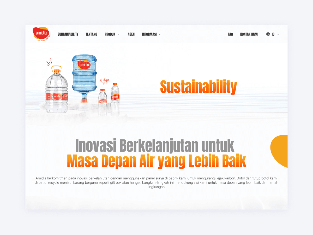 Amidis Water Website Revamp