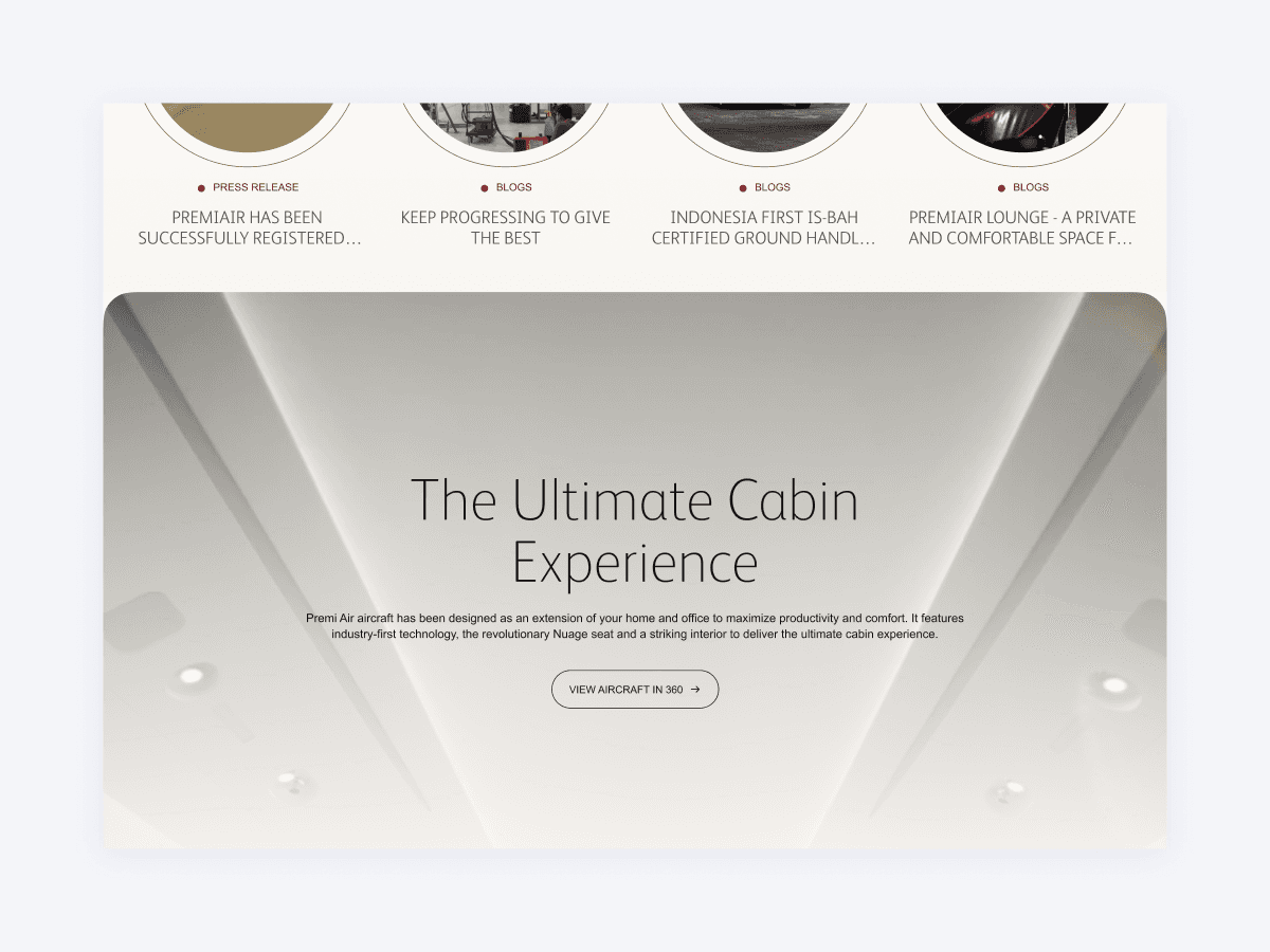 Premiair Website Revamp