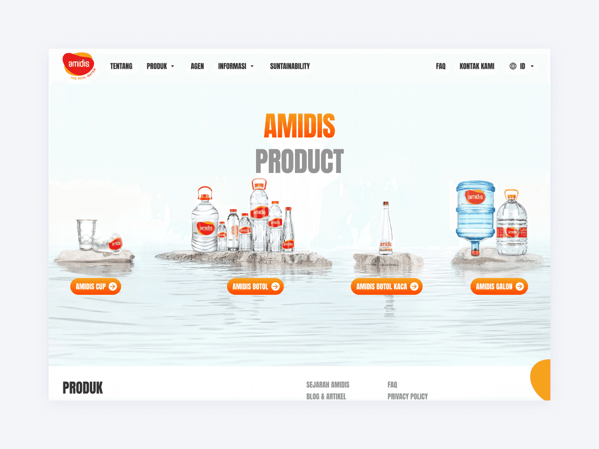 Amidis Water Website Revamp