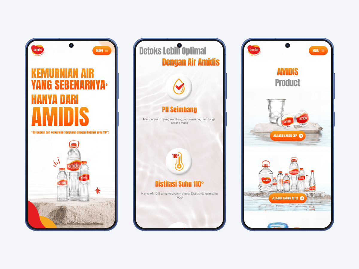 Amidis Water Website Revamp