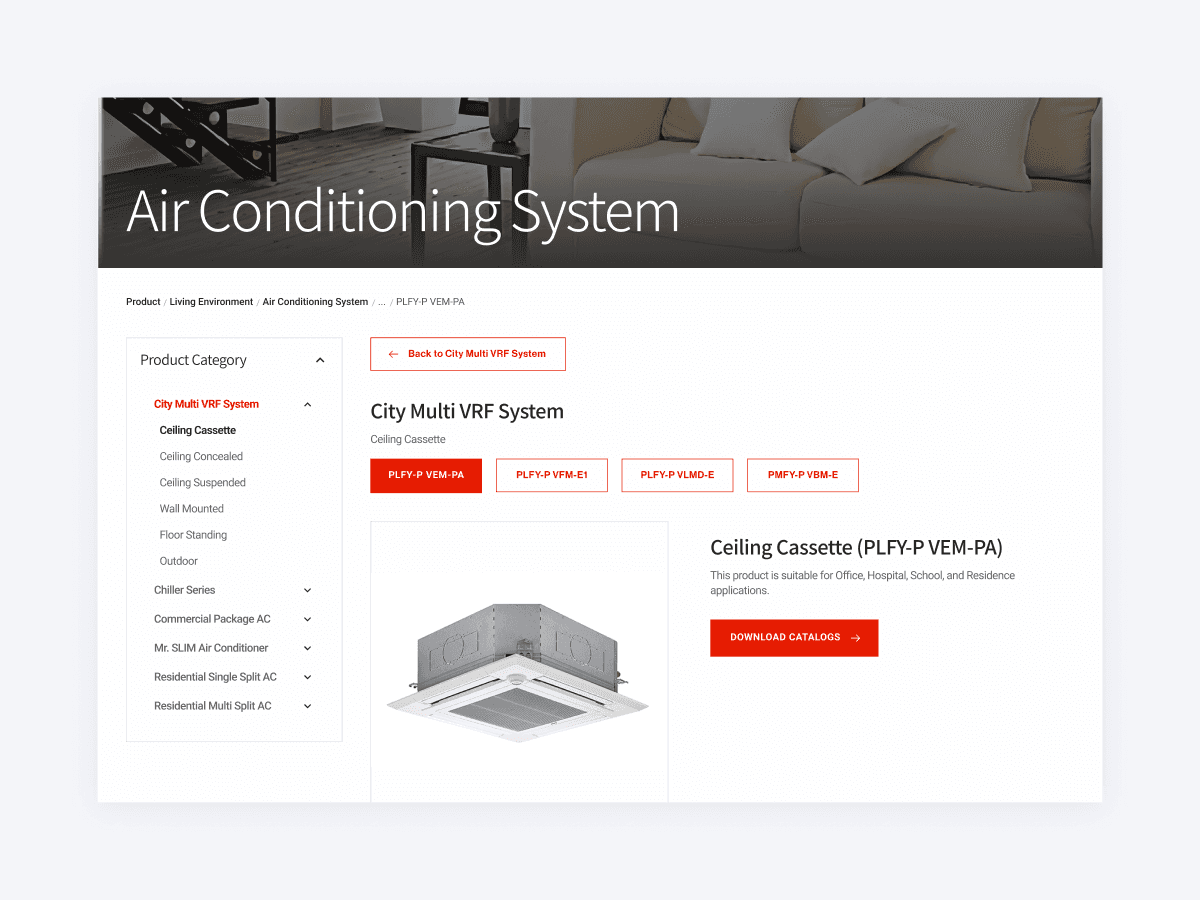 Mitsubishi Electric Indonesia Website Revamp