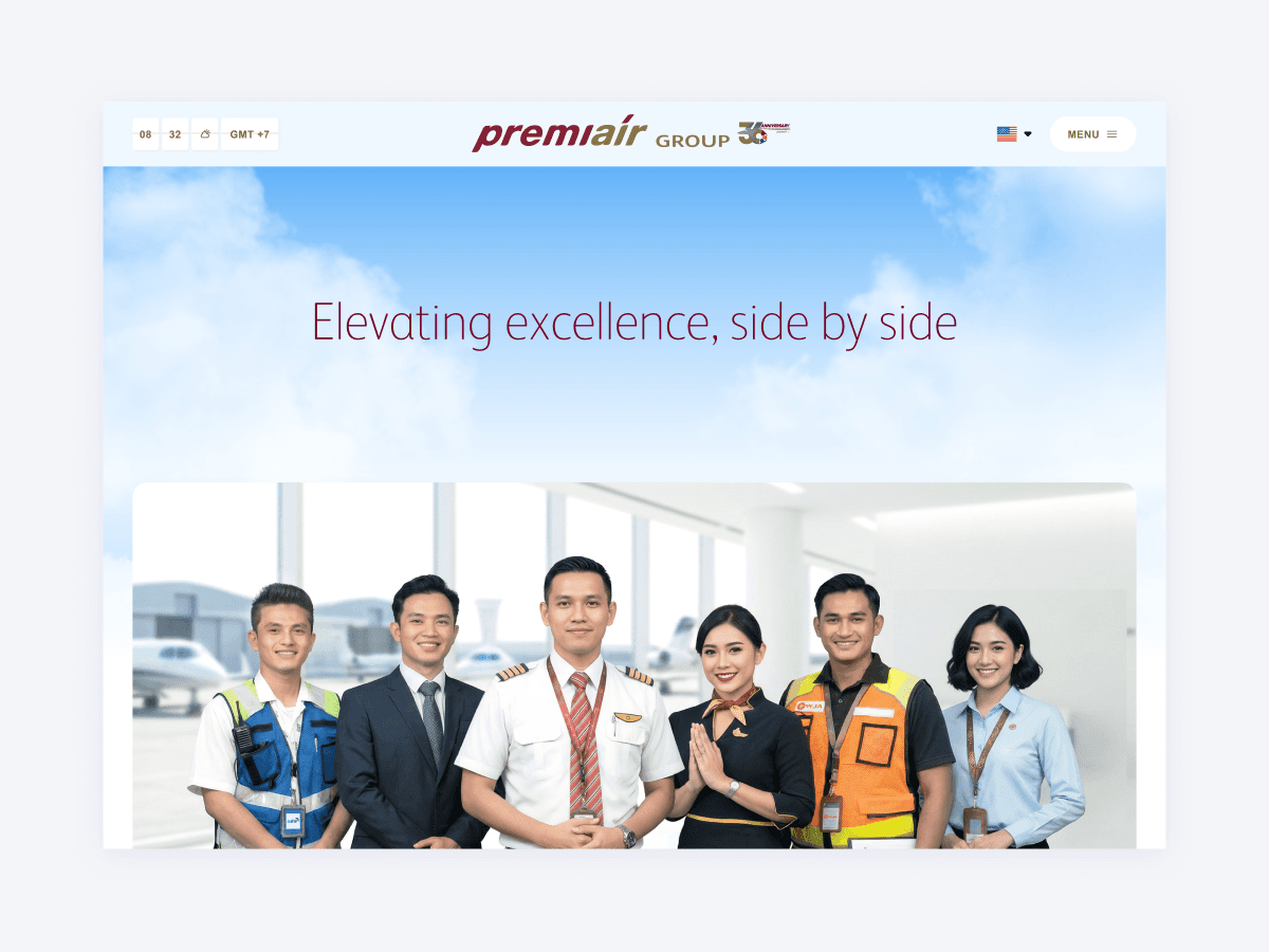 Premiair Website Revamp