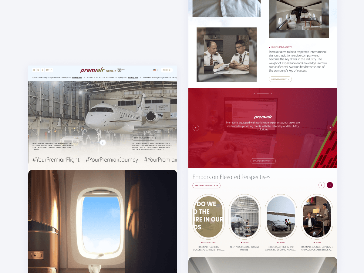Premiair Website Revamp
