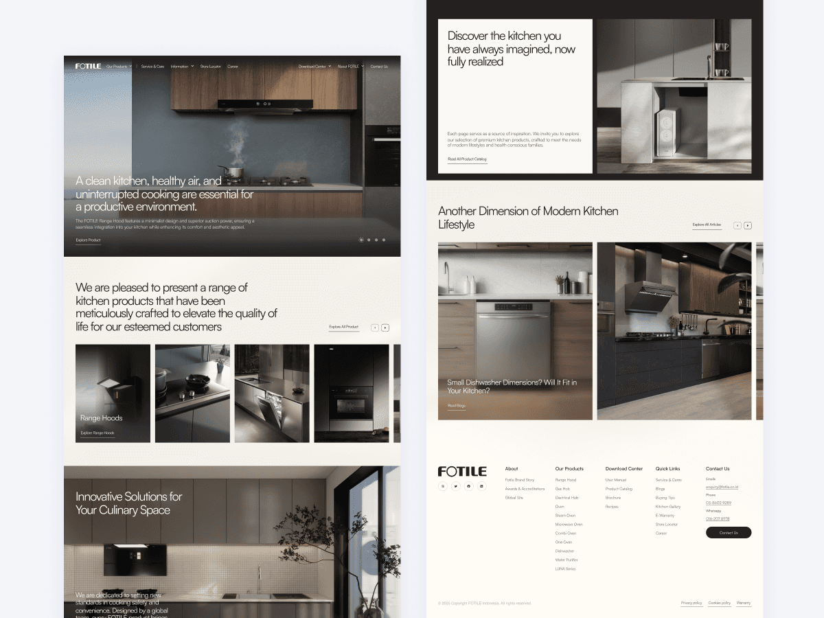 FOTILE Indonesia Website Revamp