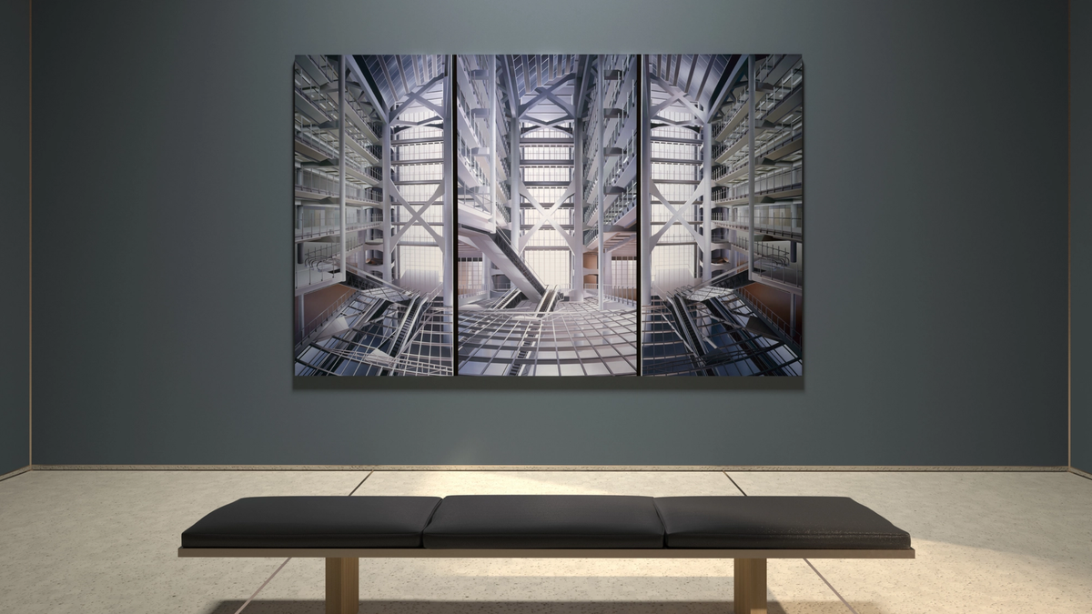 Three Moments of Illumination, 1998, gallery view