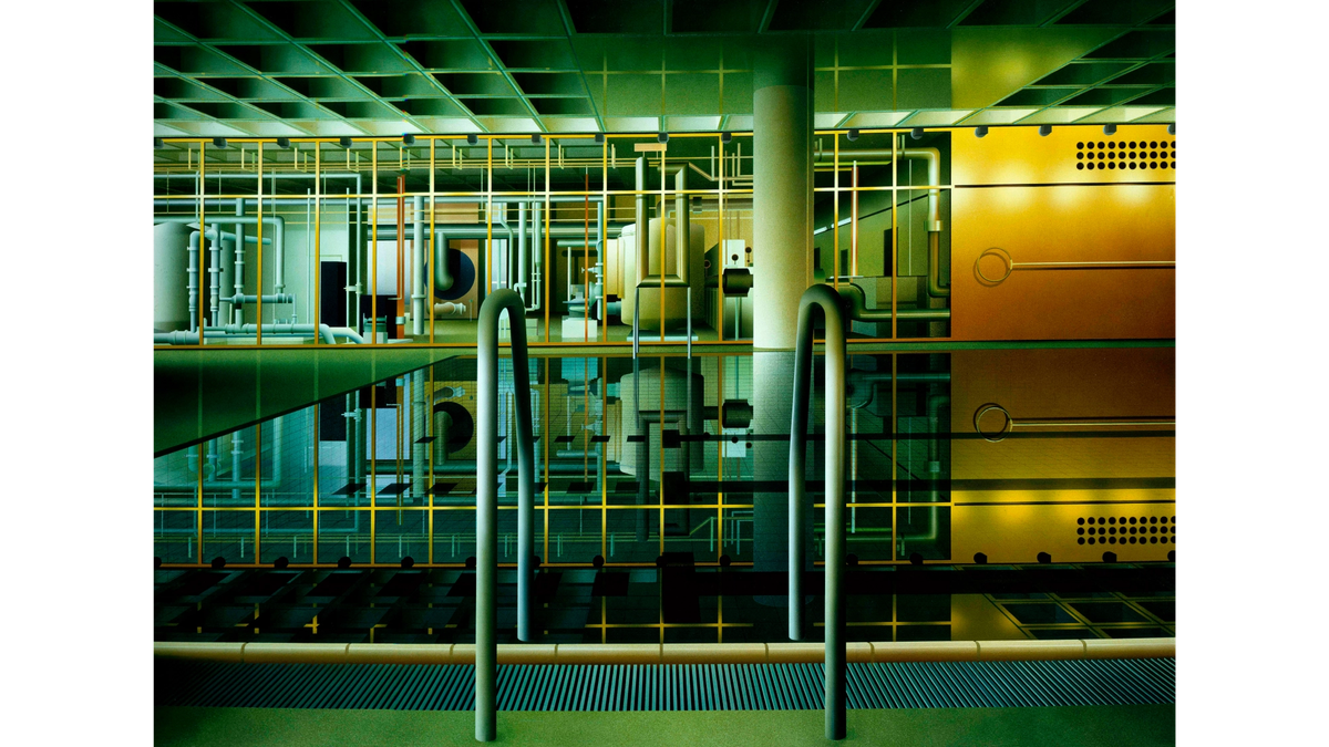 Poolside Reflection, 1984