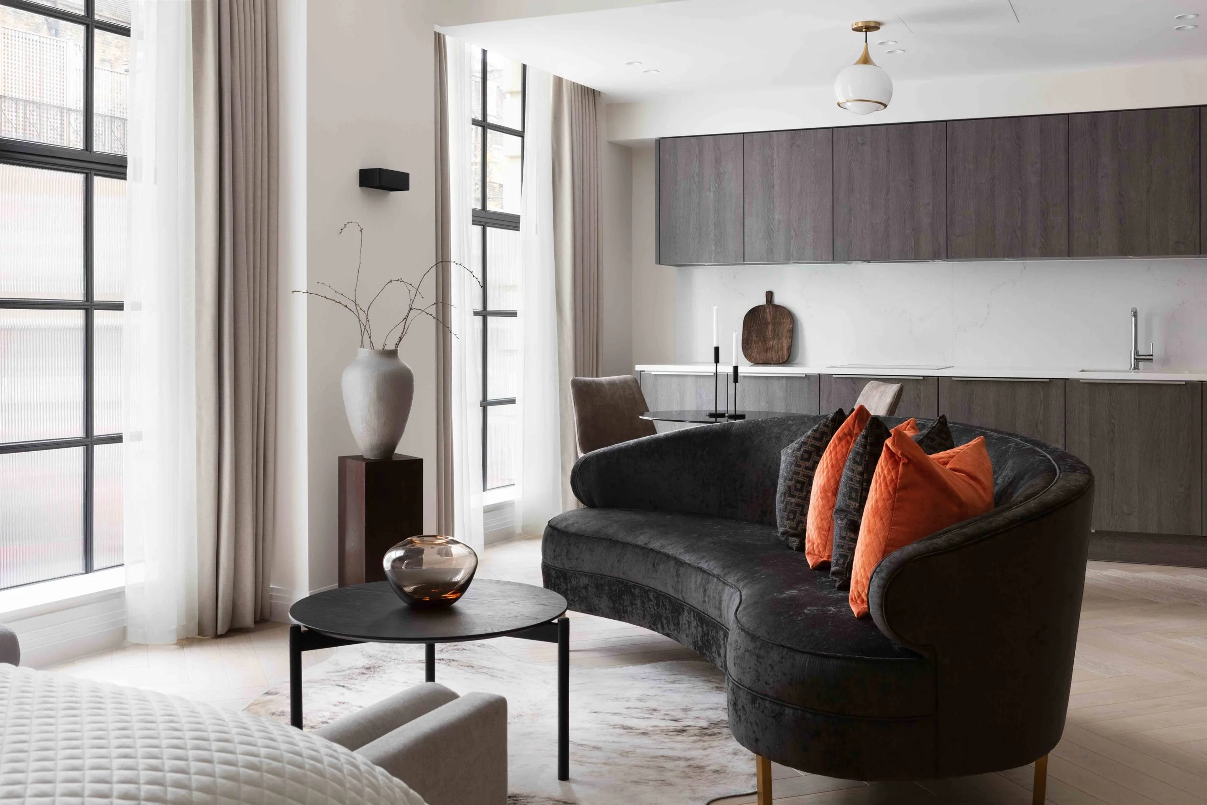 A Stay Luxe serviced apartment living room, A residence, not a tenancy